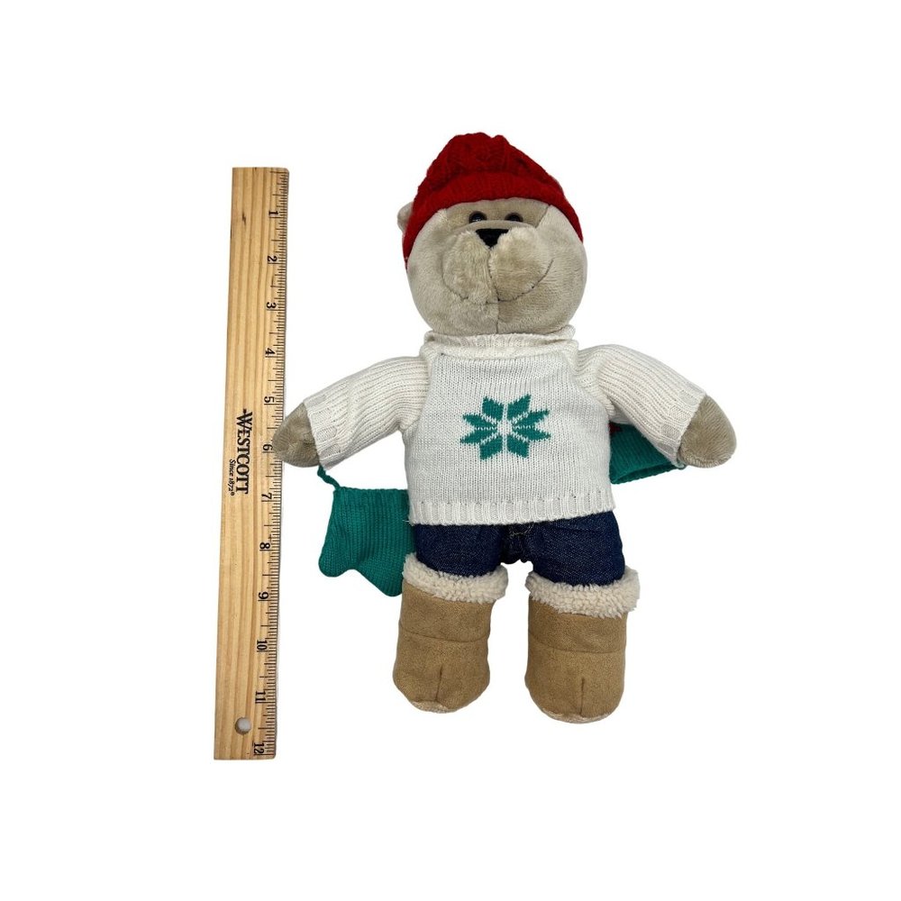 2006 Starbucks Coffee Bearista Plush Teddy Bear 51st Edition Winter Red Missing